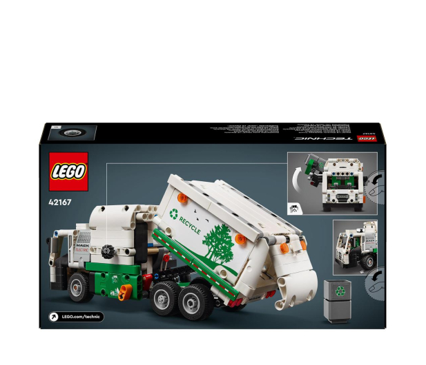LEGO Technic 42167 Śmieciarka Mack LR Electric - 1203599 - zdjęcie 8